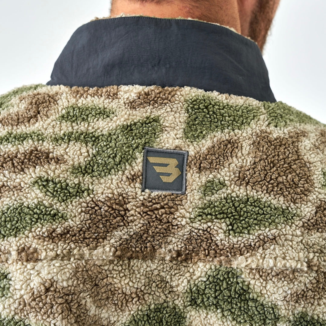 Burlebo Sherpa - Quarter Zip - Alpine Camo
