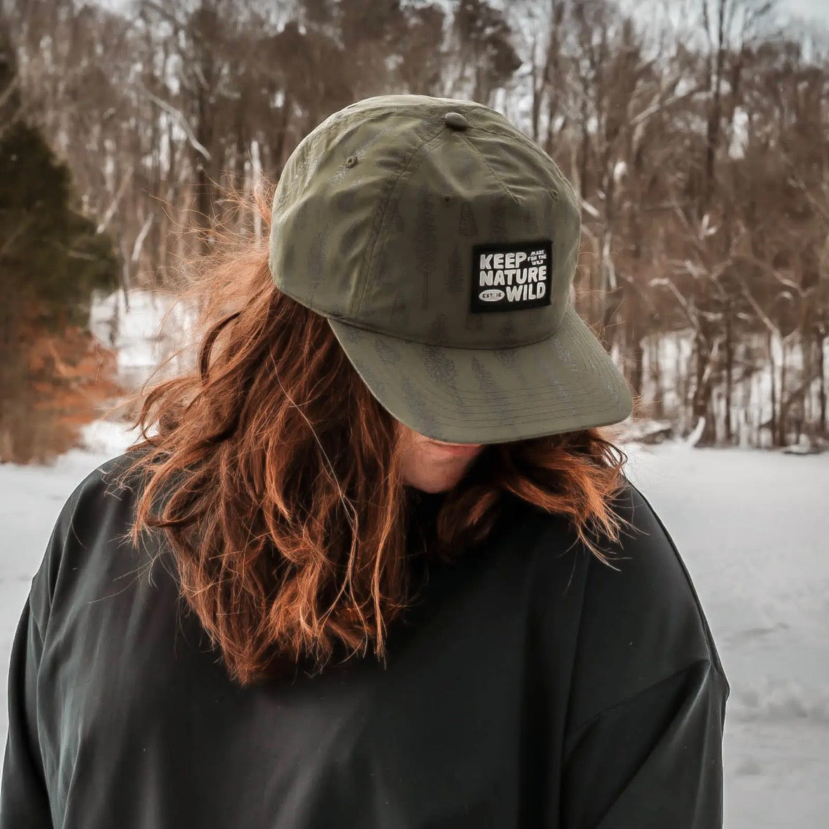 Keep Nature Wild Conifers Trail Hat | Olive