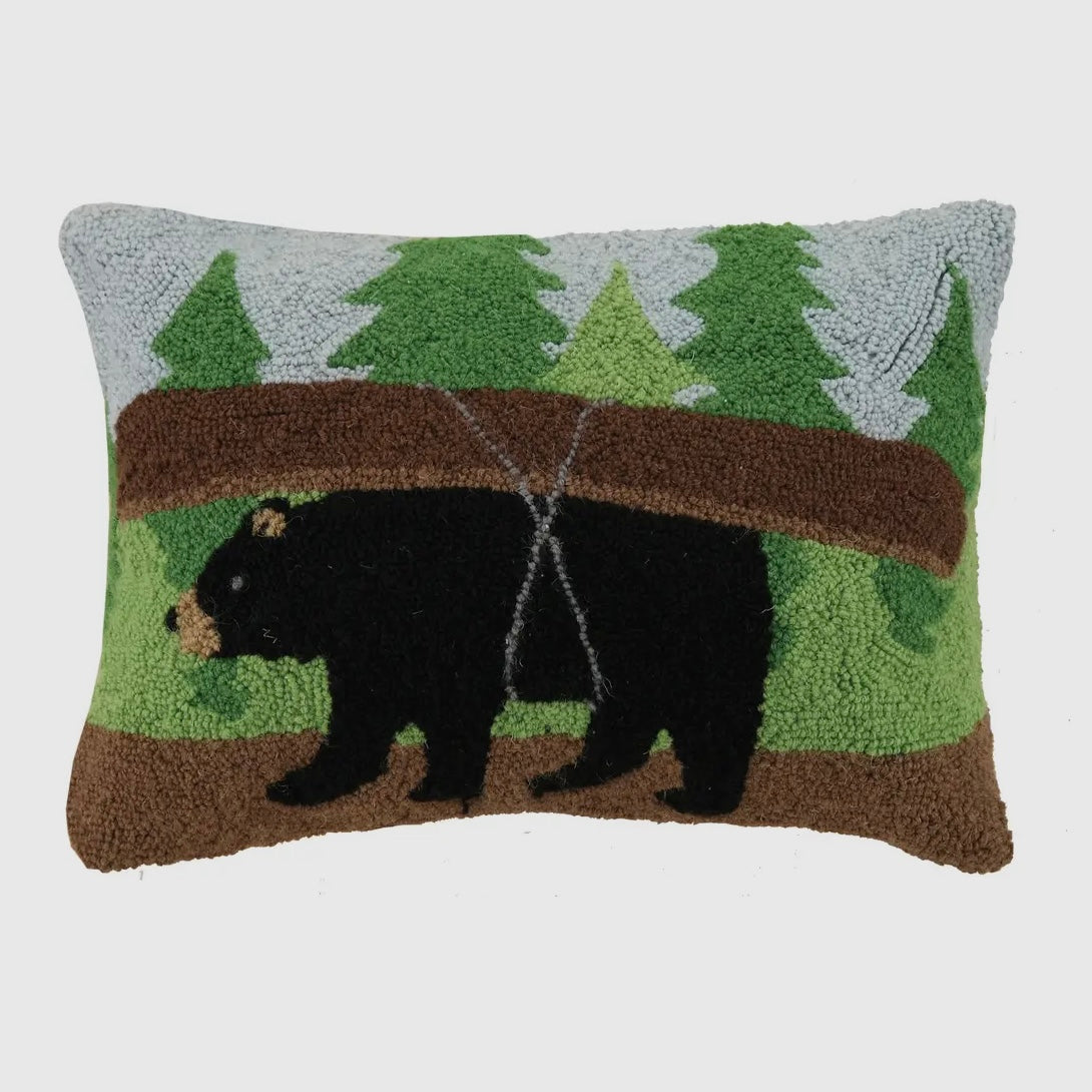 Canoe Bear Hook Pillow