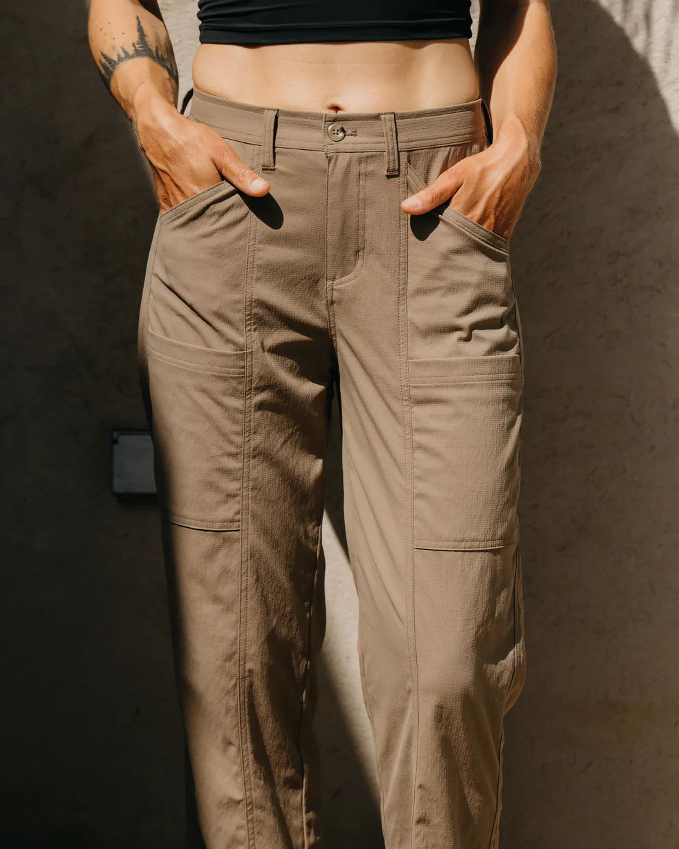 Free Fly Women's Topogrid Pant - Fossil