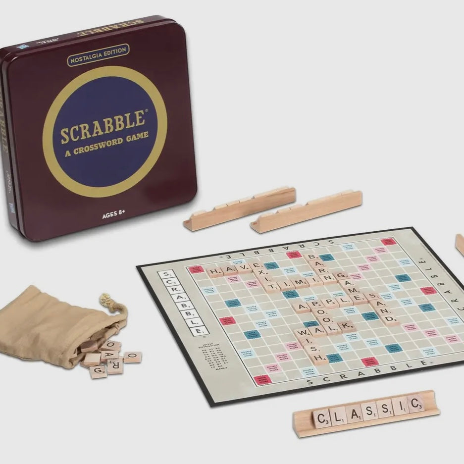 WS Game Company Scrabble in Nostalgia Tin