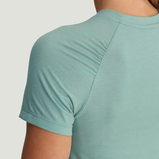 Free Fly Women's Elevate Lightweight Fitted Tee - Ocean Mist