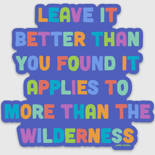 Wild Lettie Sticker