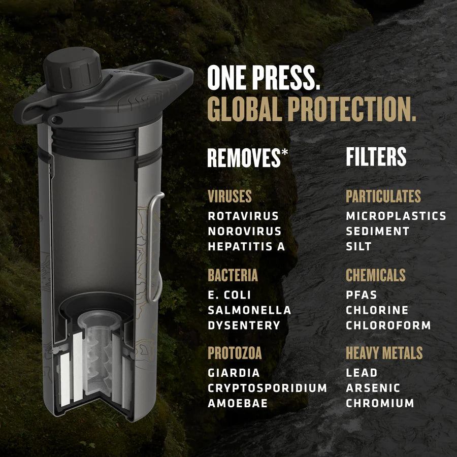 GRAYL 24oz GeoPress® Titanium Purifier