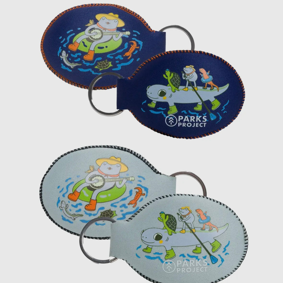 Parks Project River Daze Boat Floaty Keychain 2 Pack