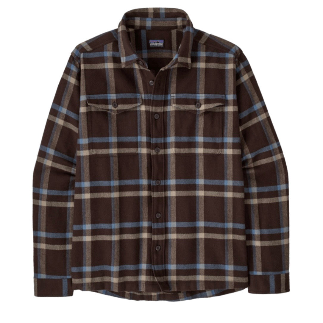 Patagonia M's Fjord Flannel Shirt - Crossing: Den Brown