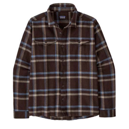 Patagonia M's Fjord Flannel Shirt - Crossing: Den Brown