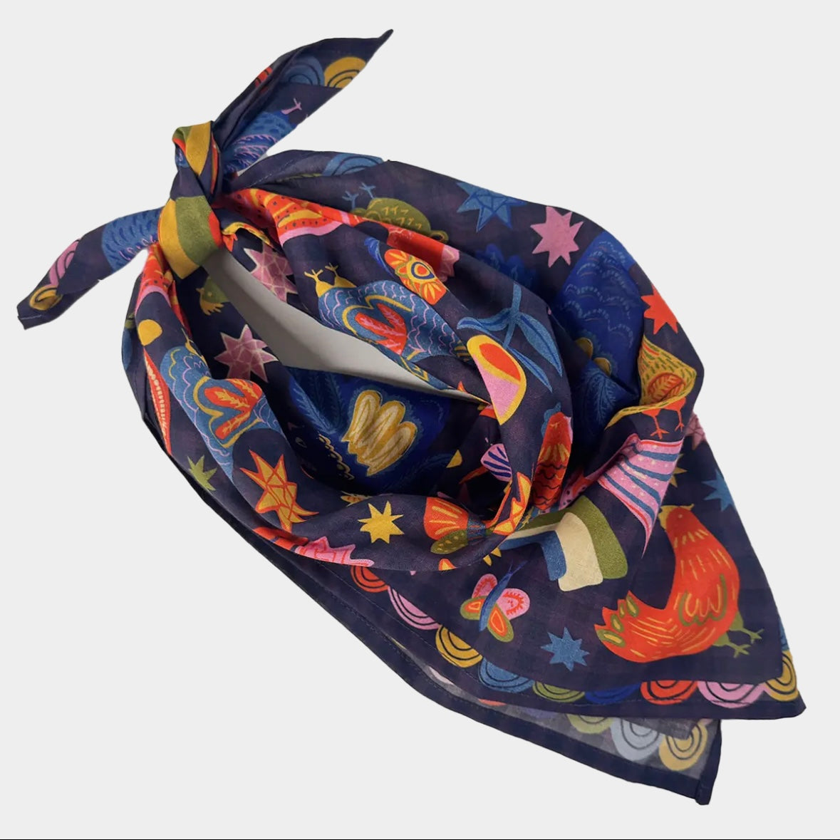 Handker Bandana 100% Organic Cotton 22" x 22"