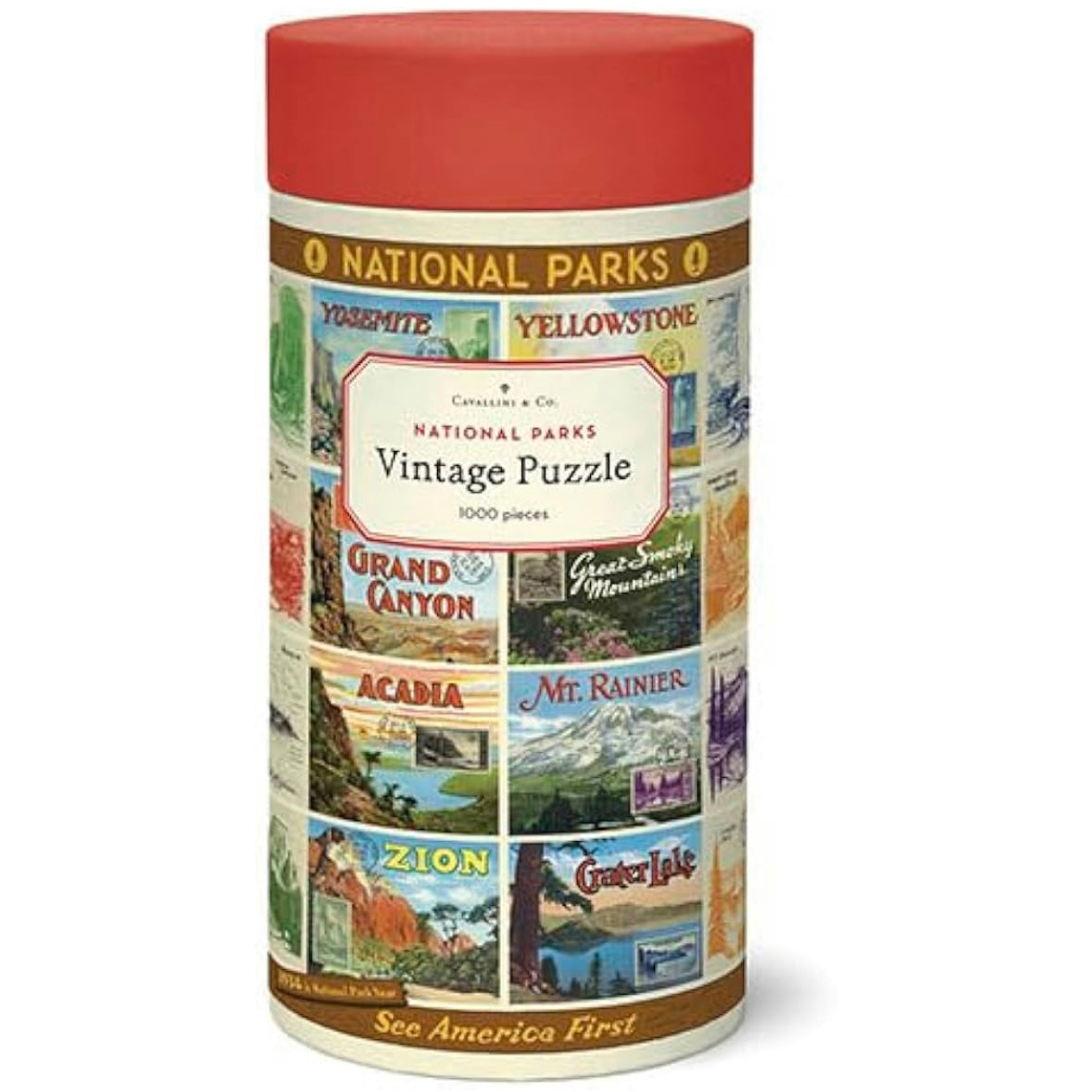 Cavallini & Co National Parks 2 - 1,000 Piece Puzzle