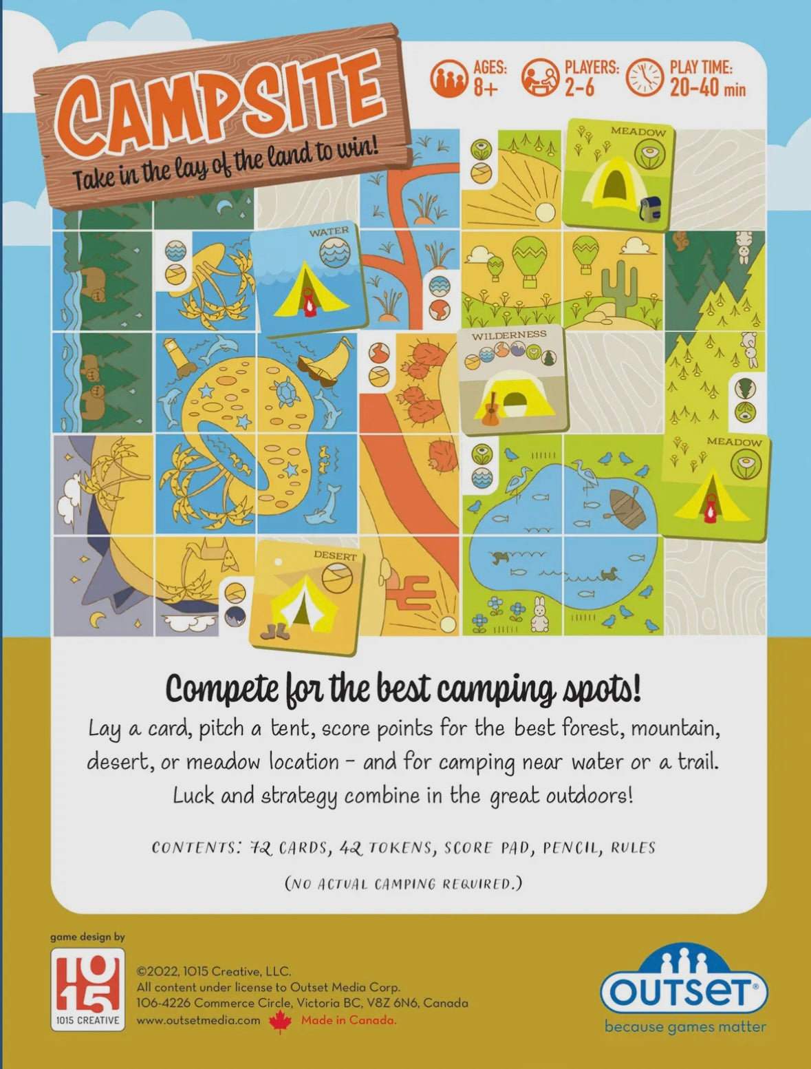 Campsite Board Game