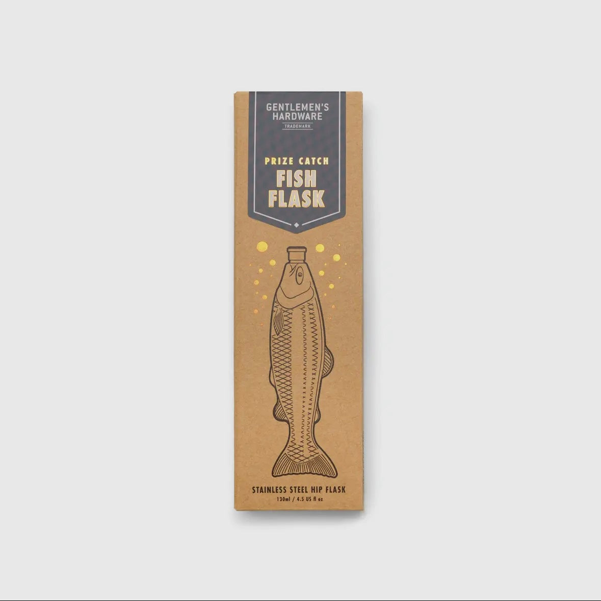 Gentlemen's Hardware Fish Hip Flask