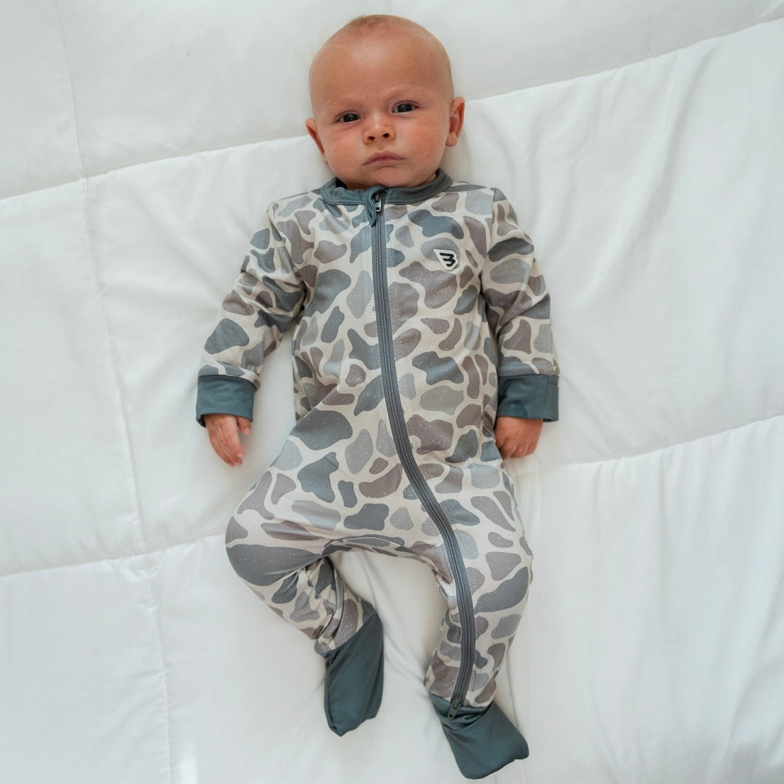 Burlebo Baby Zip-Up Classic Deer Camo