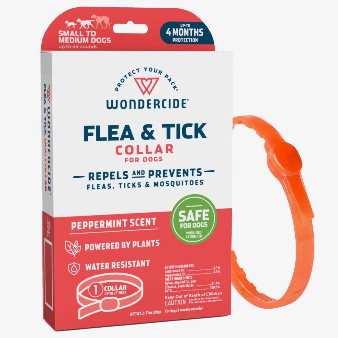 Wondercide Flea & Tick Collar For Dogs Peppermint
