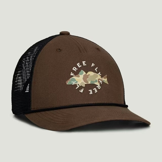Free Fly Target Species Trucker Hat - Tobacco