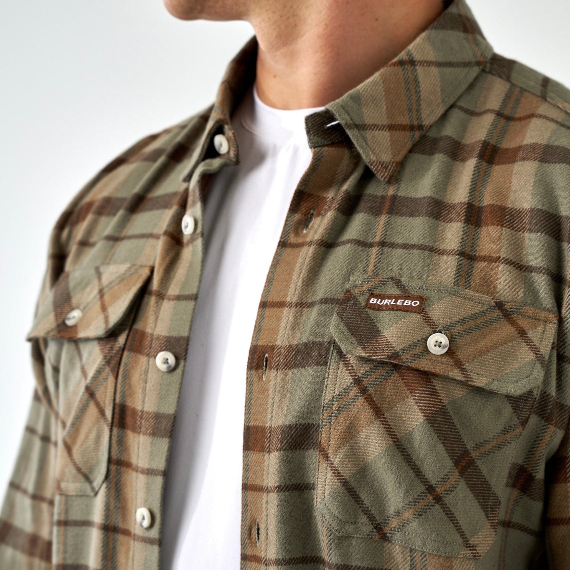 Burlebo Flannel Shirt - Timber Brown
