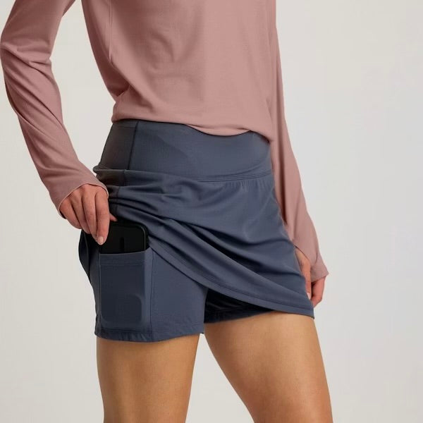 Free Fly Women's All Day Skort - Storm Cloud
