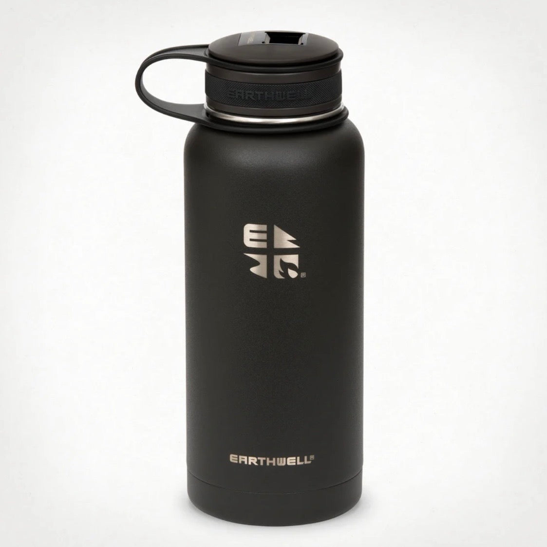 Earthwell 32oz Kewler™ Vacuum Bottle in Volcanic Black