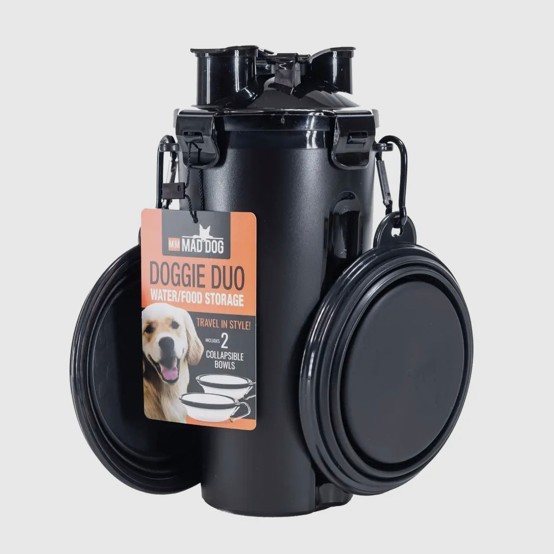 Doggie Duo For Man's Best Friend in Black