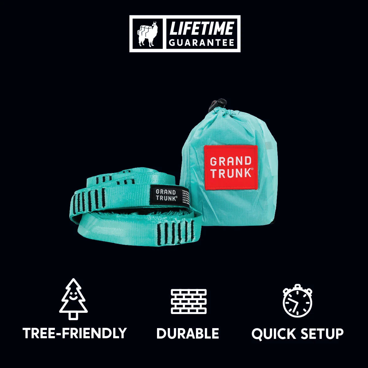 Grand Trunk Trunk Straps Teal