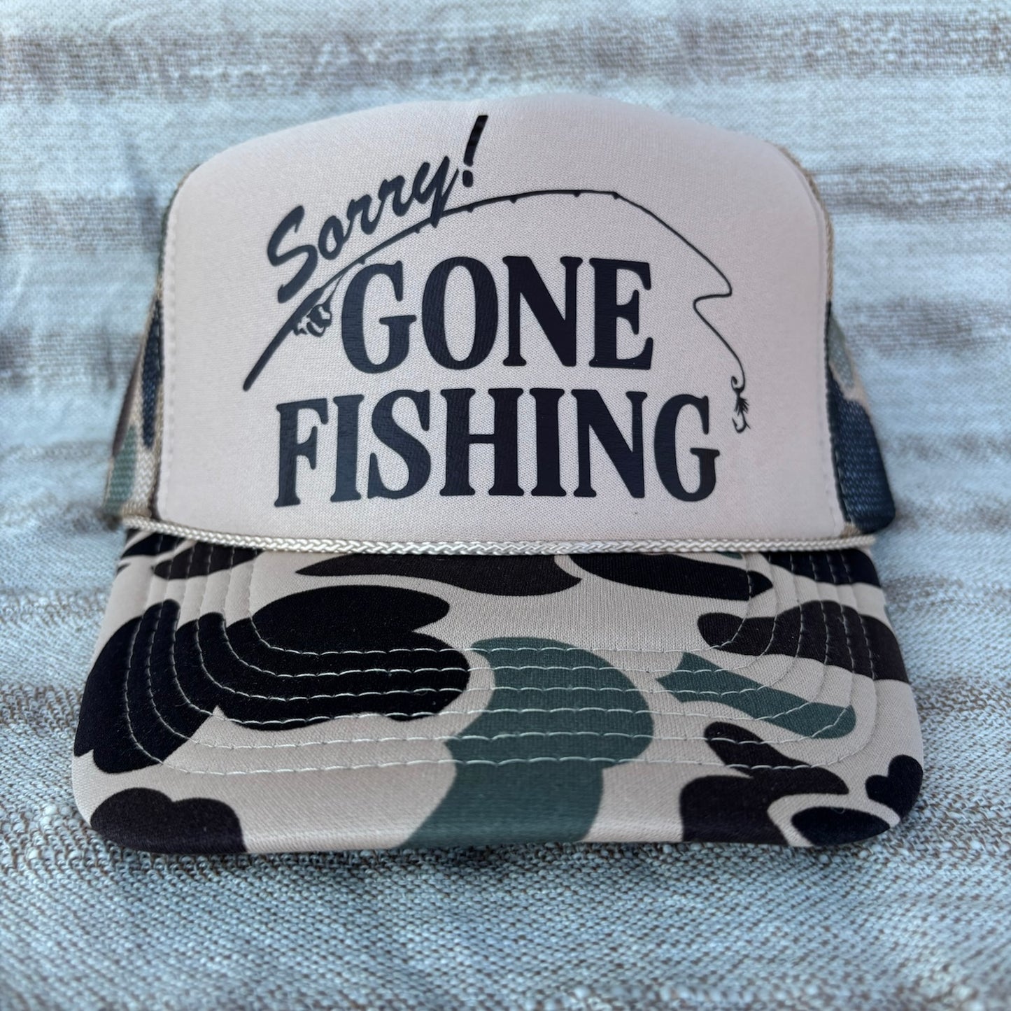 Gone Fishing Trucker Hat
