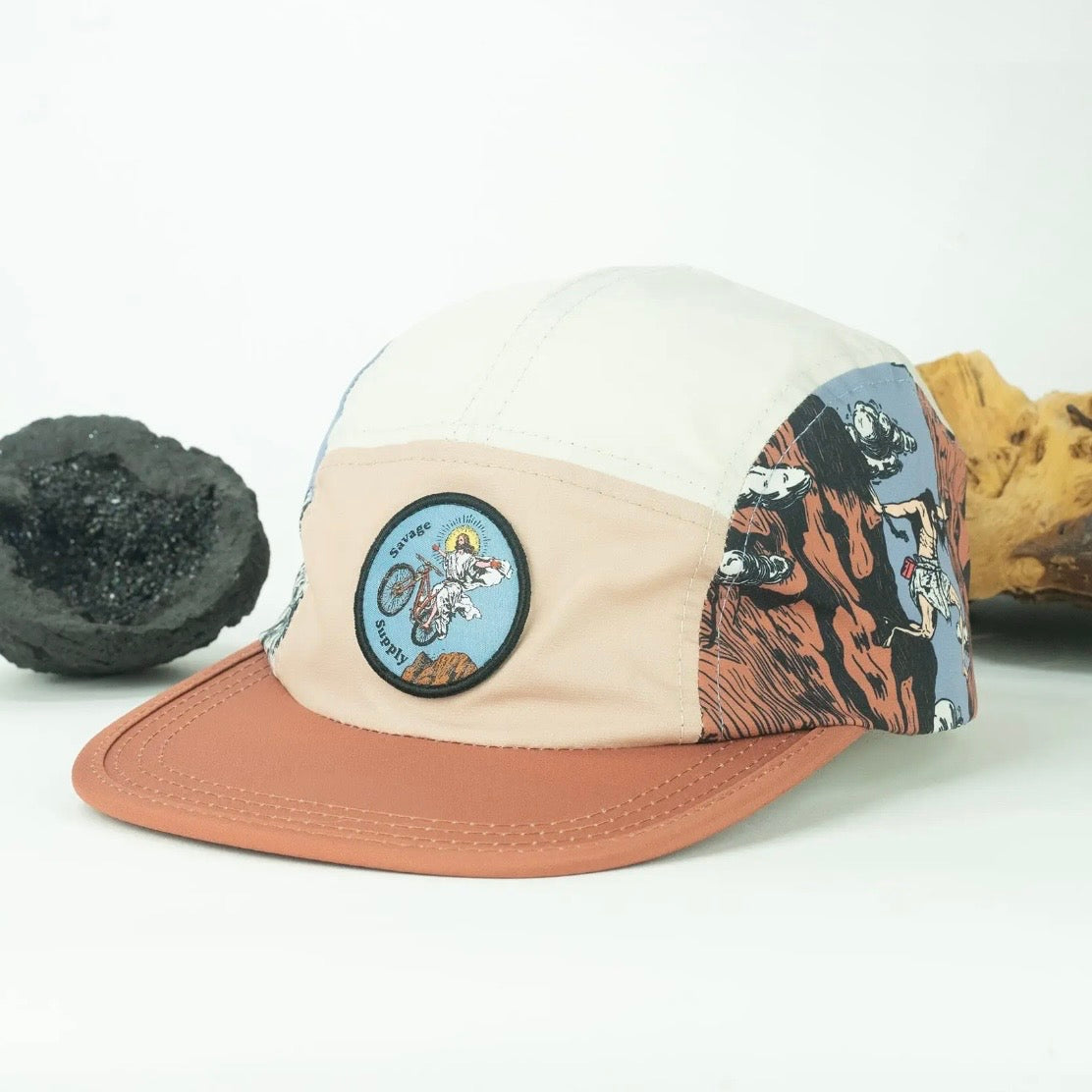 Savage Supply Christ Air Camp Hat - Tan/Brown