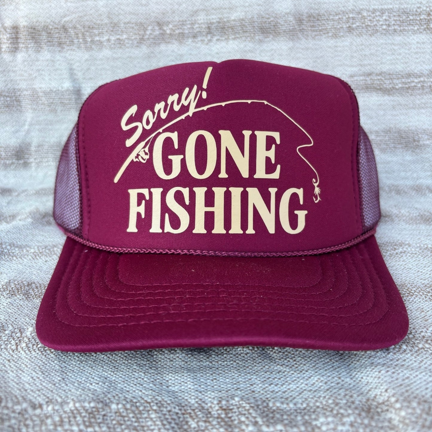 Gone Fishing Trucker Hat