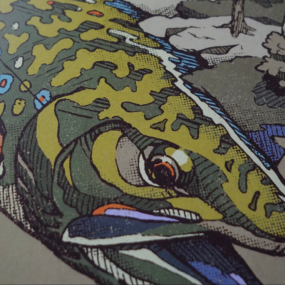 Lakes Rivers Streams Brook Trout Waters Print