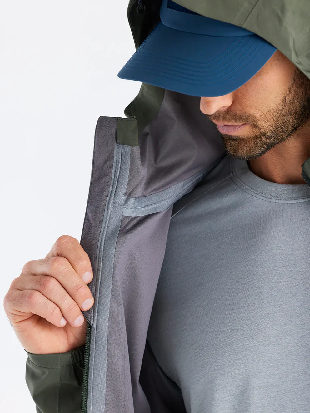 Free Fly Men's Cloudshield Rain Jacket - Dark Olive