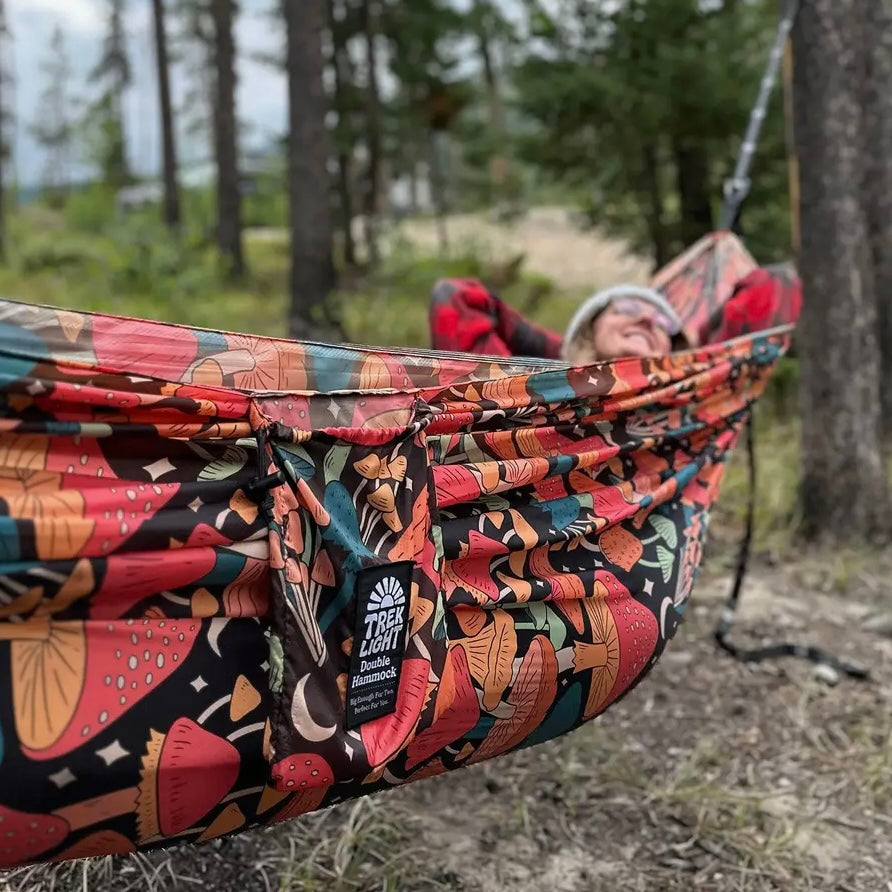 Trek Light Double Hammock | Mushroom Print