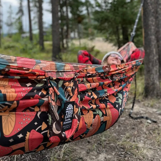 Trek Light Double Hammock | Mushroom Print