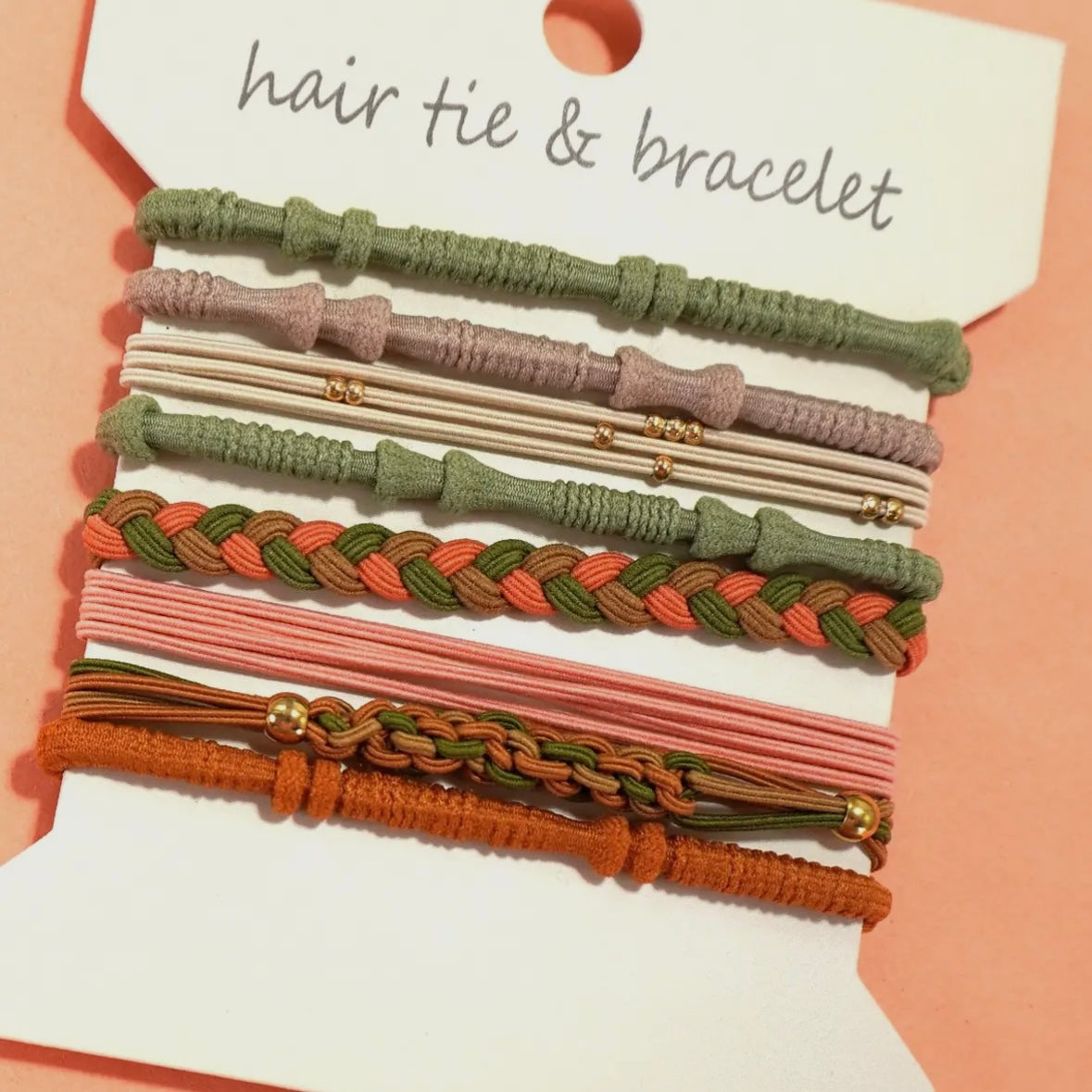 Boho Dual Function Knot Bracelet Hair Ties