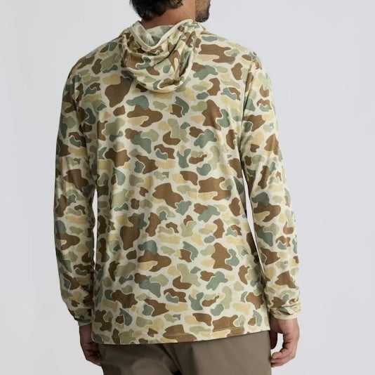 Free Fly Men's Bamboo Lightweight Hoodie - Vintage Camo