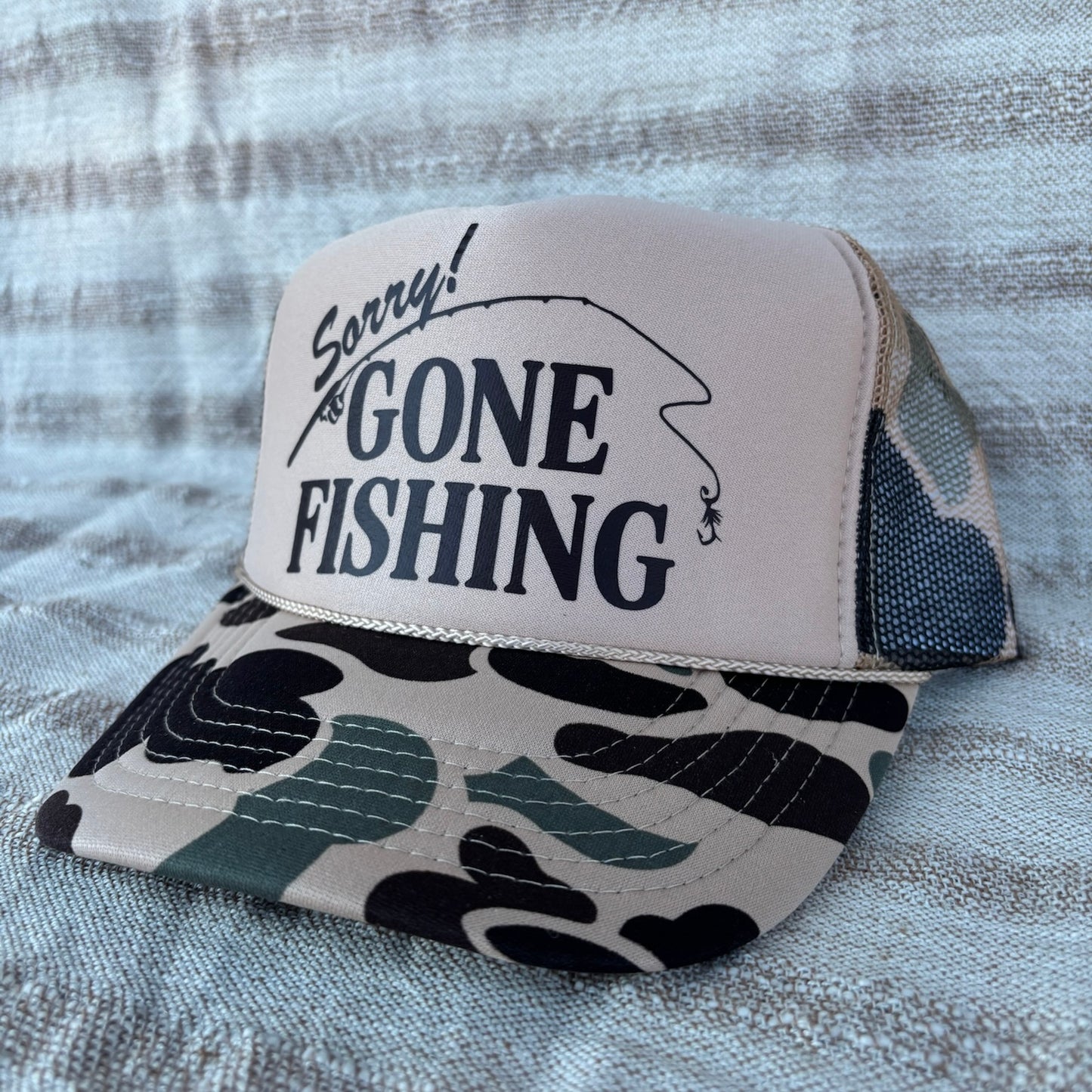 Gone Fishing Trucker Hat