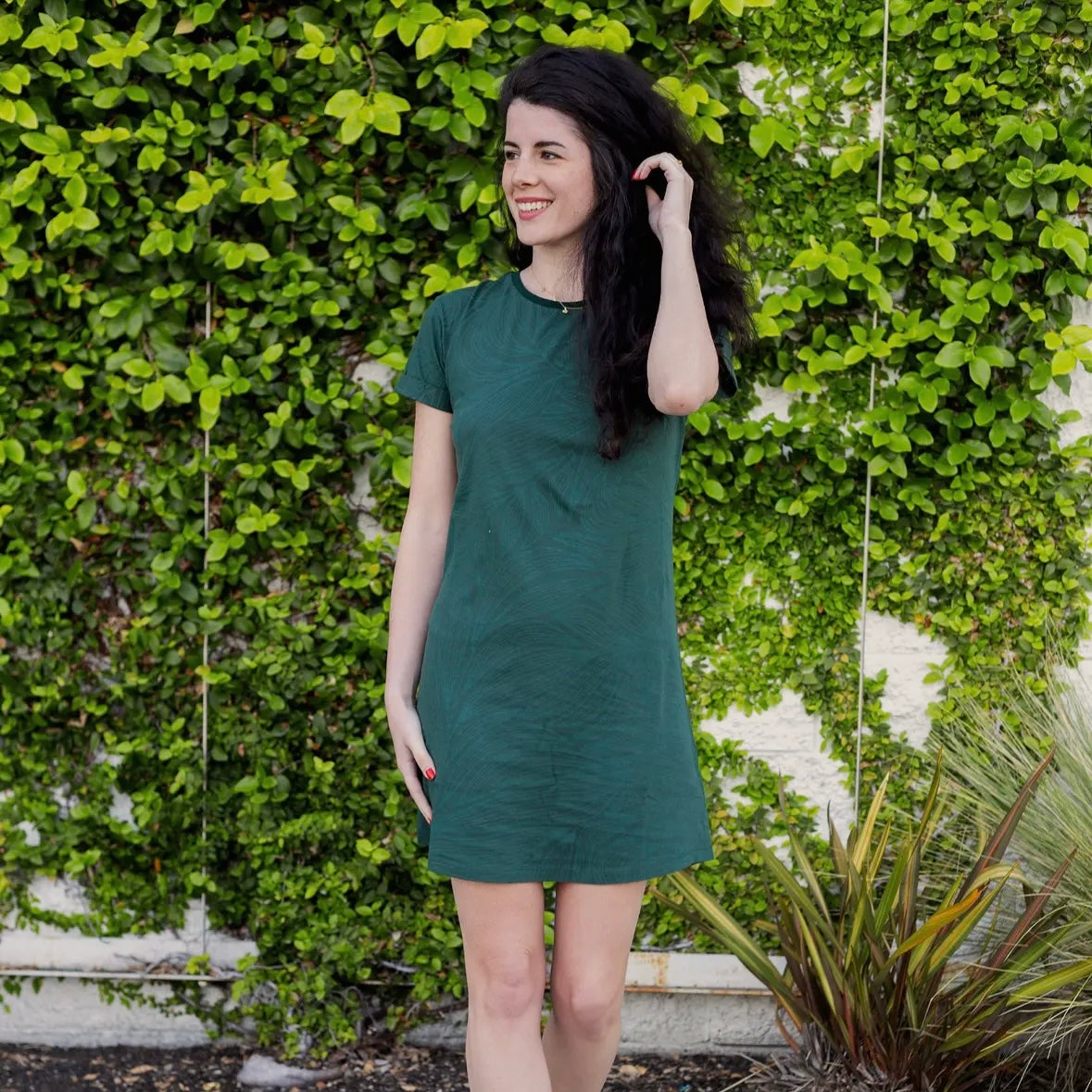 Happy Earth T-Shirt Dress | Tropics