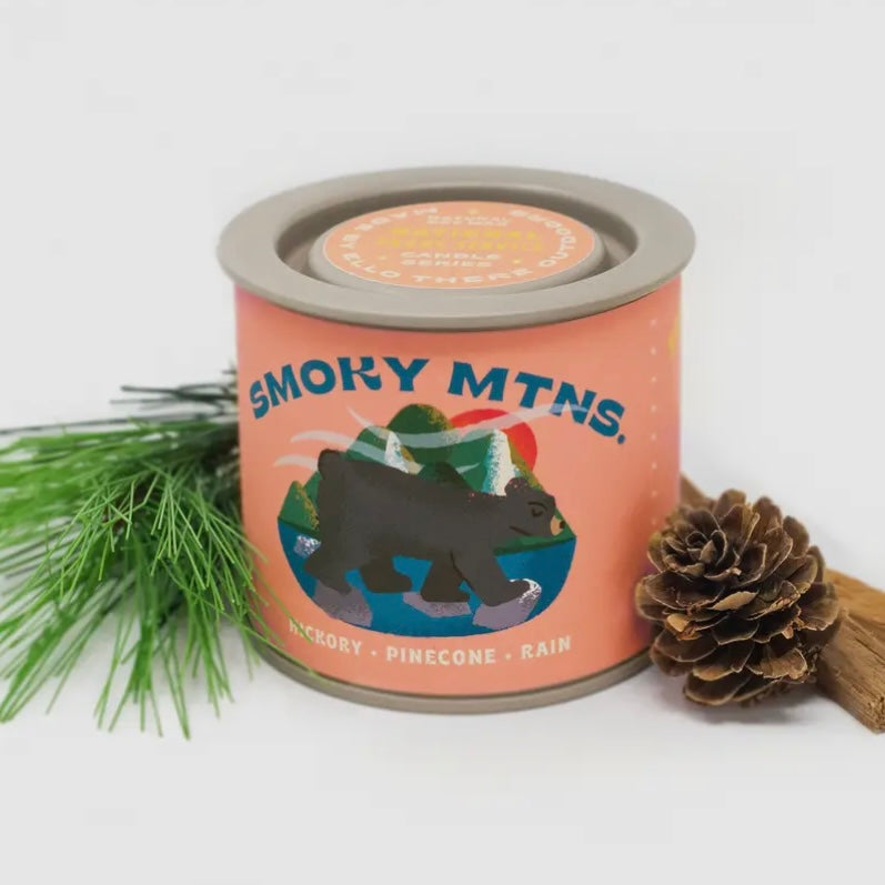 Smoky Mountain National Park Soy Cackling Candle