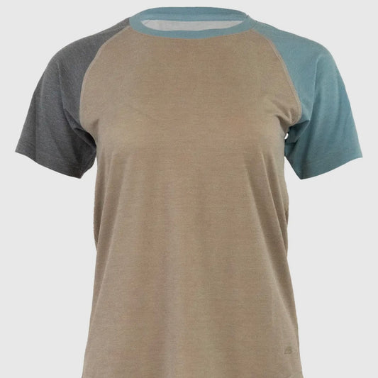 Belong Designs Women's Graphic Traverse Tek Tee - River Brook