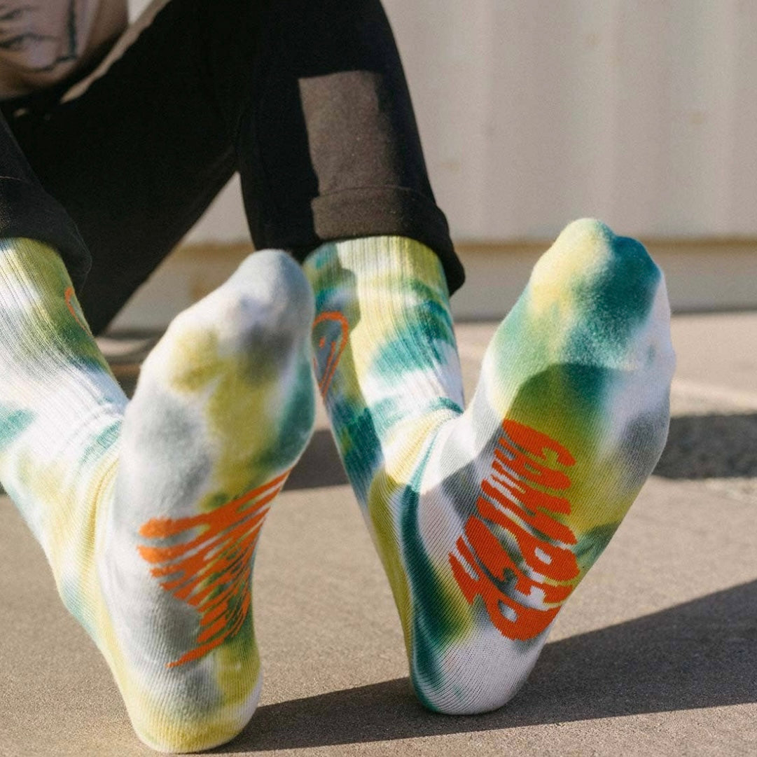 Trek Light Gear Happiest Camper Tie Dye Socks