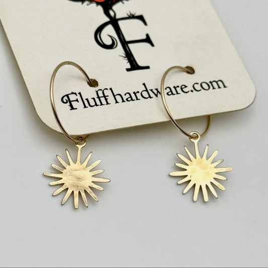 Fluff Hardware Nyx Earrings - Gold
