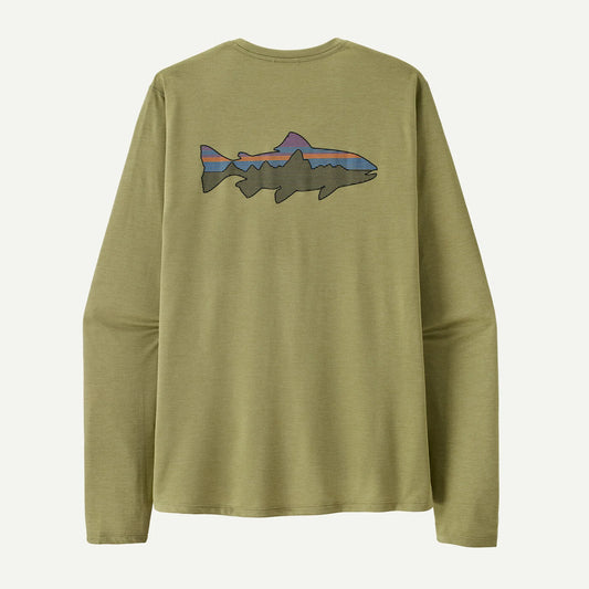 Patagonia M's L/S Cap Cool Sun Shirt - Fitz Roy Trout