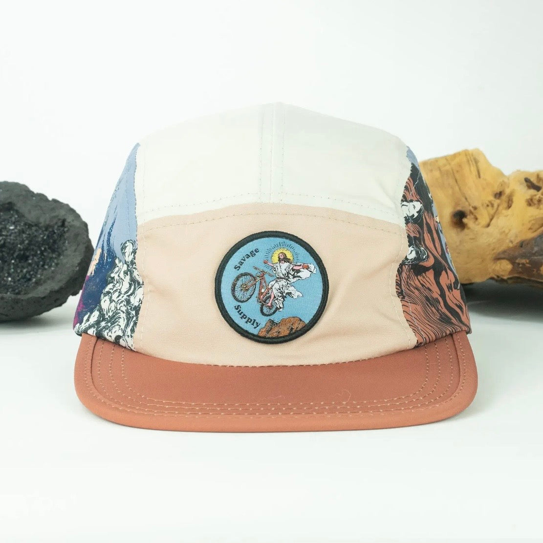Savage Supply Christ Air Camp Hat - Tan/Brown
