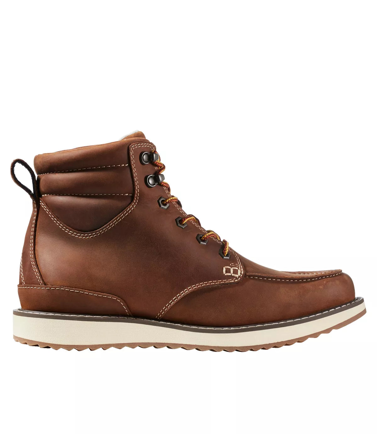 L.L. Bean Men's Stonington Boots Moc-Toe Dark Oakwood
