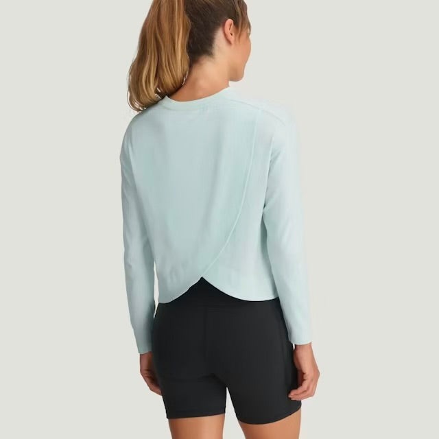 Free Fly Women's Bamboo Shade Crossover Long Sleeve