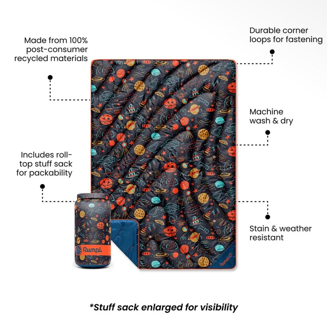 Rumpl Original Puffy Mini Blanket