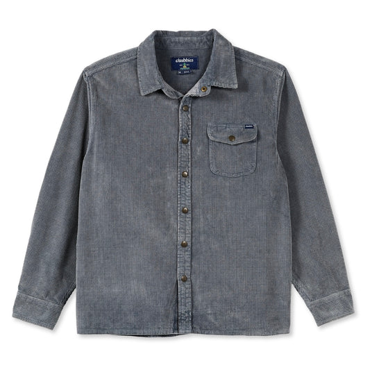 Chubbies Shorts - Waffle Cord Friday Shirt in The Frost Gray