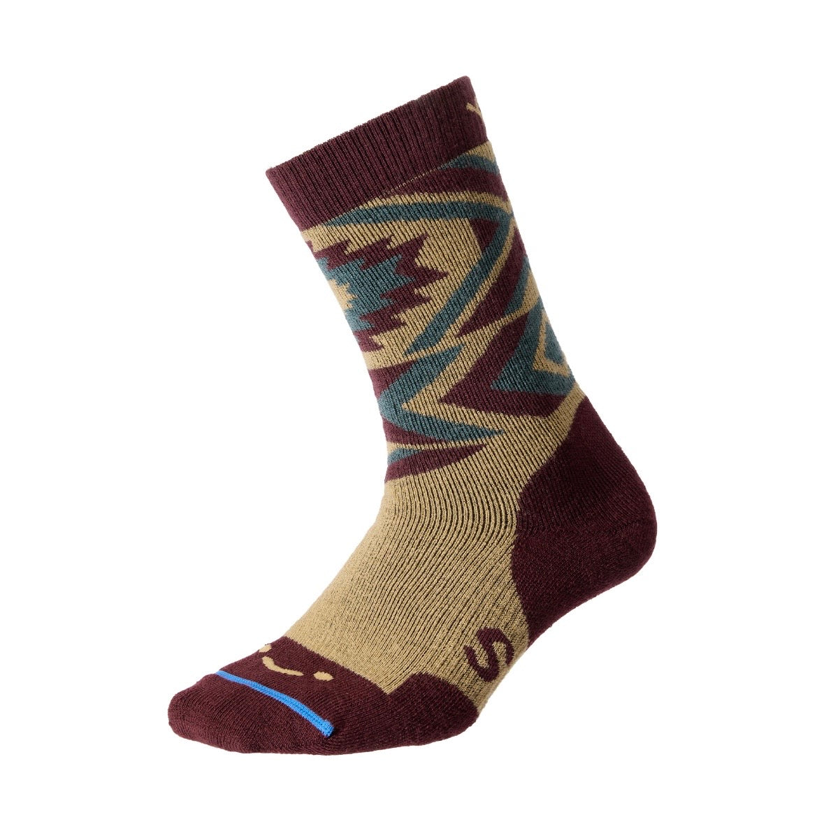 FITS Retro Pullover Full Cushion Crew Socks
