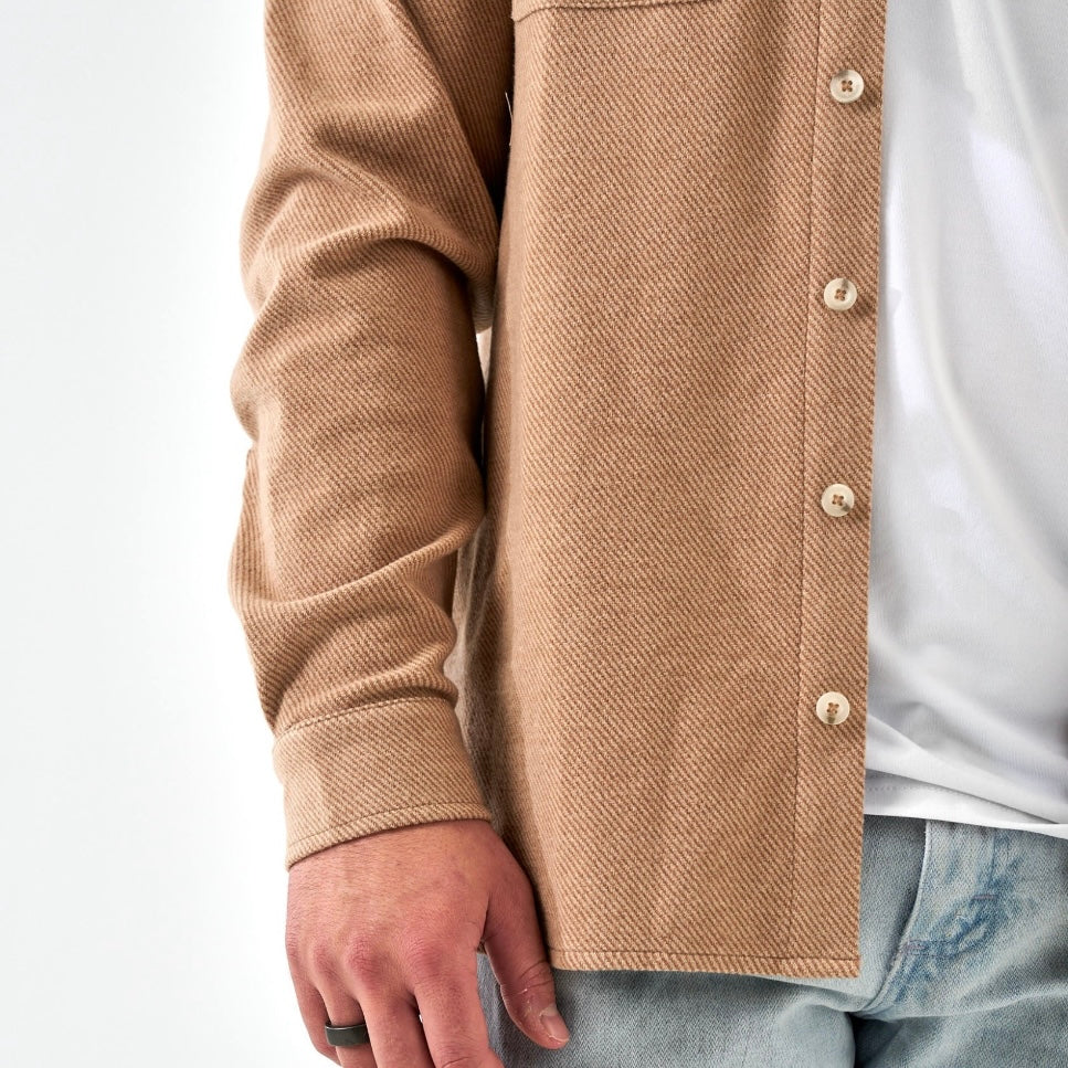 Burlebo Long Sleeve - Austin Shirt - Khaki