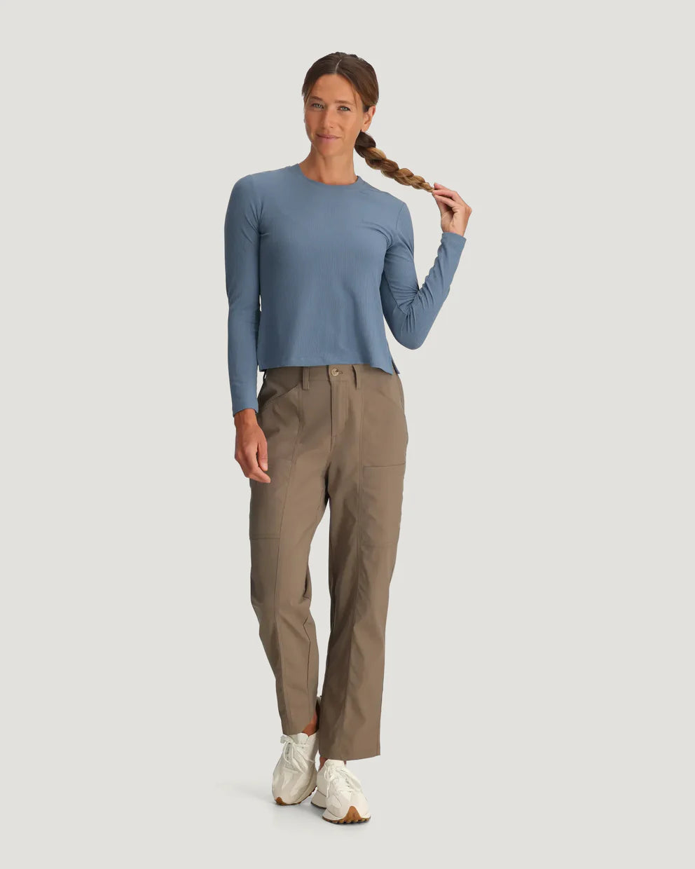 Free Fly Women's Topogrid Pant - Fossil