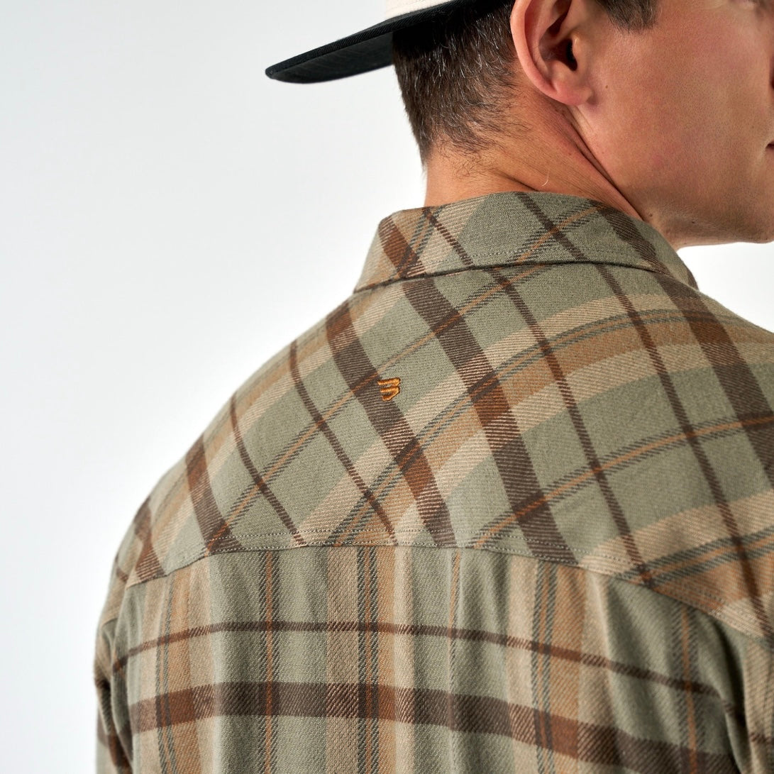 Burlebo Flannel Shirt - Timber Brown