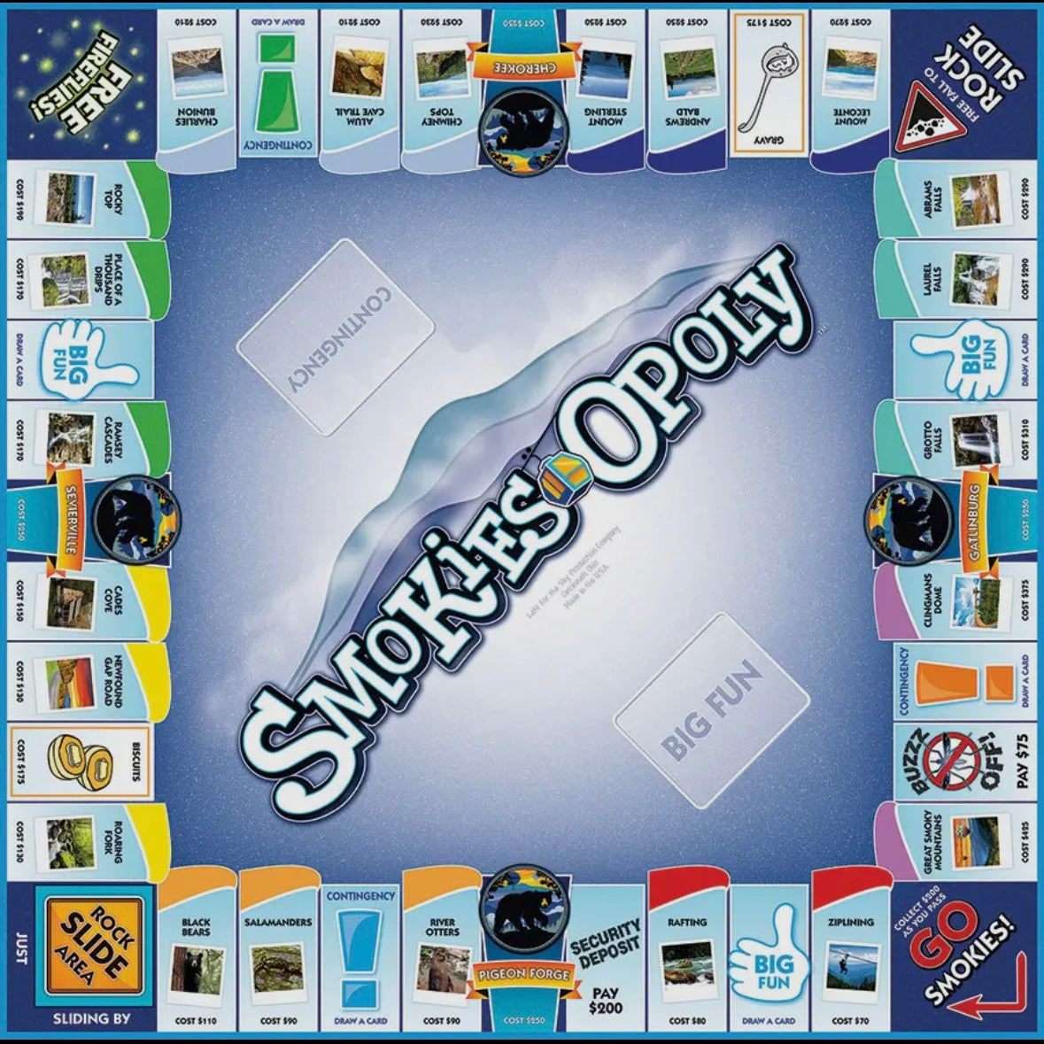 Smokies-Opoly Board Game