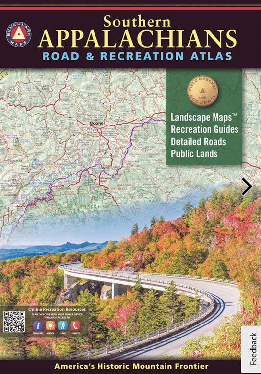 National Geographic Southern Appalachians Road & Recreation Atlas